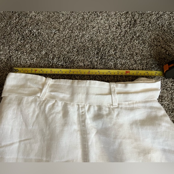 Outland Denim White Linen Skirt - Picture 12 of 16
